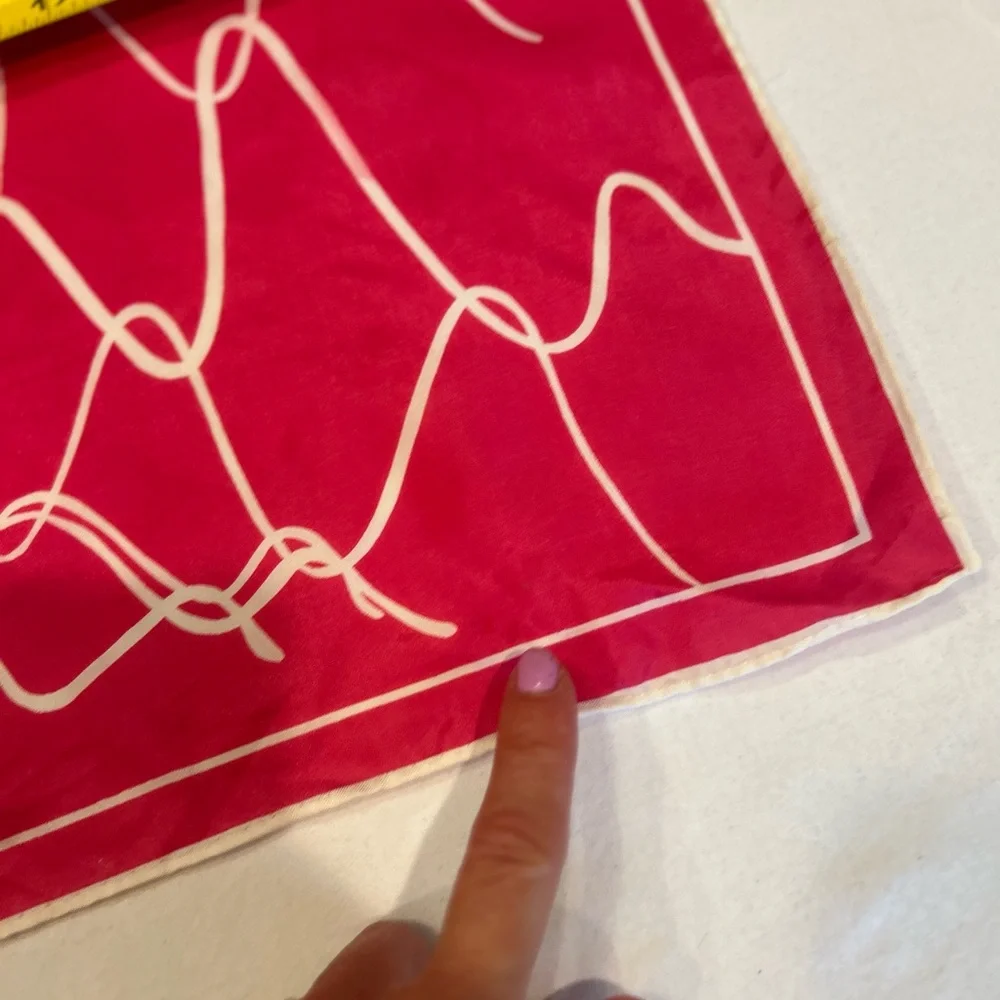 CVintage Pink Scribble Scarf